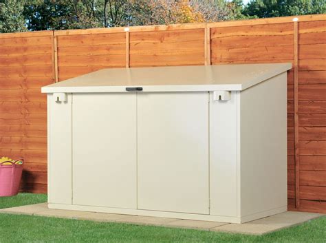 metal caravan storage boxes|static caravan outside storage boxes.